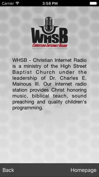 WHSB Christian Internet Radio screenshot 3