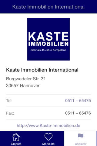 Скриншот из Kaste Immobilien Hannover