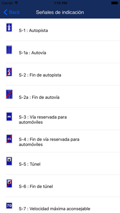 Señales de tráfico España screenshot 2