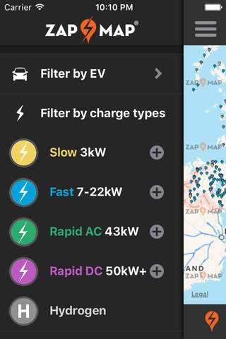 Zapmap: EV charging in the UK screenshot 3