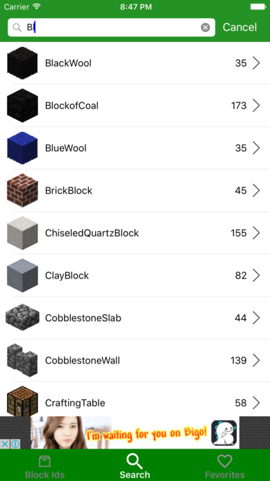 Block id free for minecraft pe screenshot 2