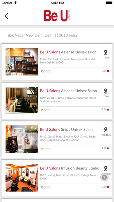 Be U Salons screenshot 3