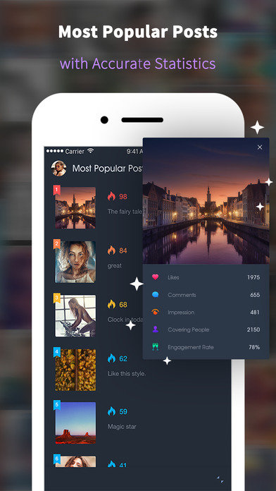 Social Master - Get Reports for Followers, Likes screenshot 4