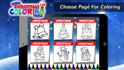 Kids Christmas Coloring Pages - Christmas Game screenshot 2