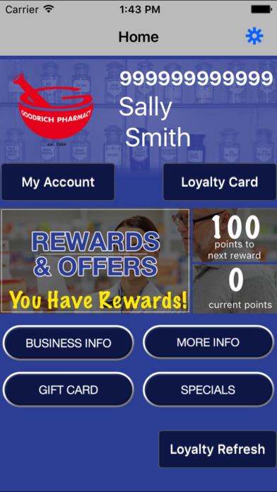 Goodrich Pharmacy Rewards screenshot 2