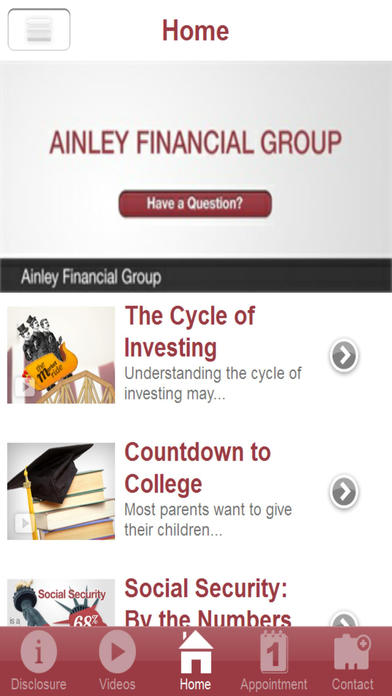 Ainley Financial Group screenshot 2