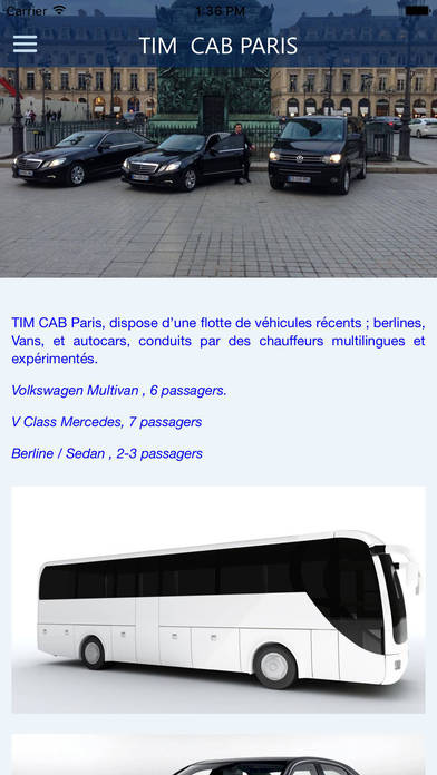 TIM CAB PARIS screenshot 3