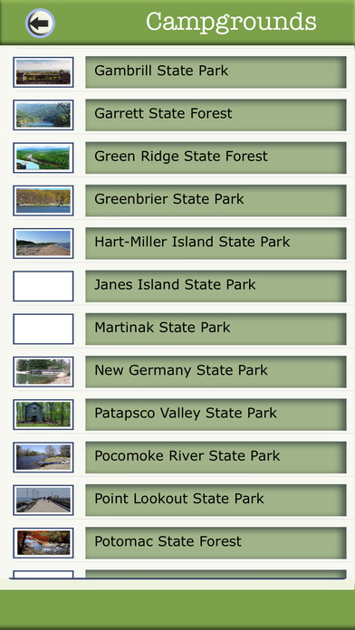 Maryland Camping And National Parks screenshot 2