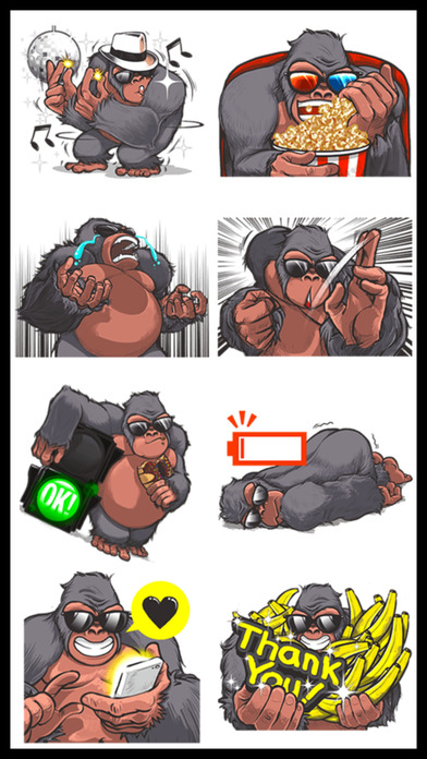 Mod Gorilla Stickers screenshot 3