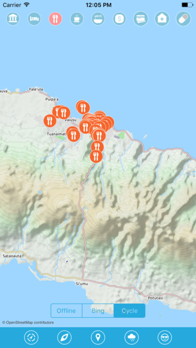 Samoa (Upolu & Savai'i) Offline Travel Map Guide screenshot 4