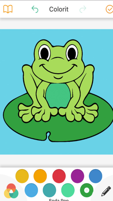 Coloring book Frog funny for kids screenshot 2