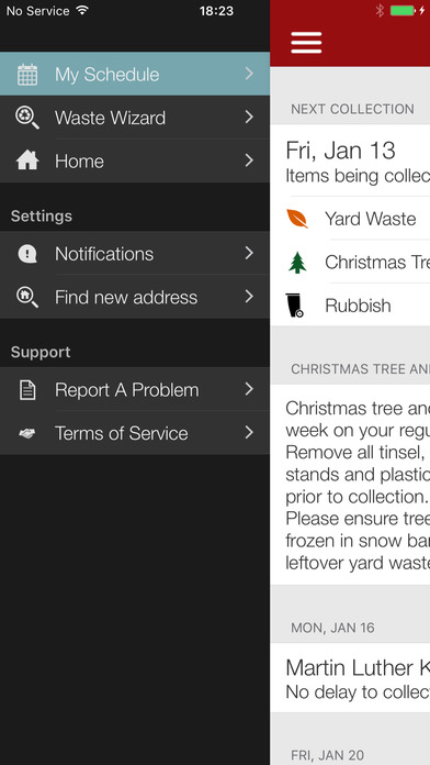 Fitchburg Trash & Recycle Tool screenshot 2
