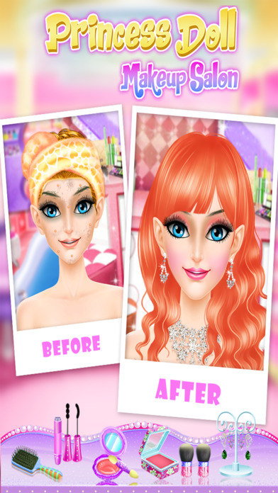 Princess Doll Makeup Salon screenshot 3