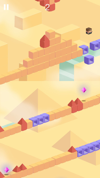 Cube Man Desert Escape screenshot 3