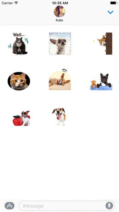 Talking Pets - Animated Stickers screenshot 2