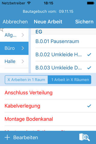 Bautagebuch (Site Diary) screenshot 2