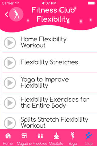 Schedule for fitness workout screenshot 4