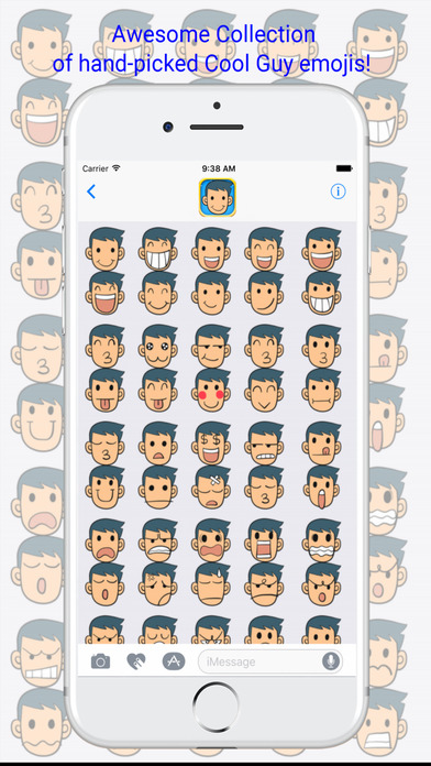 Cool Guy Emoji - Cool Guy Emojis Set Keyboard screenshot 3