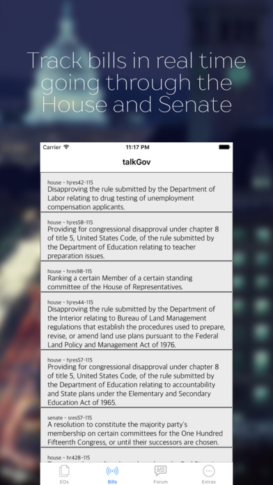 talkGov - Political Legislation Social Discussion screenshot 3