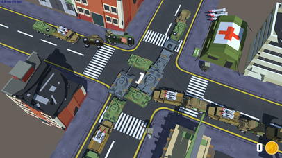 Rush War Traffic - Crossy Car City screenshot 3