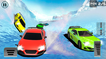 Frozen Water Slide Car Racing simulator screenshot 3