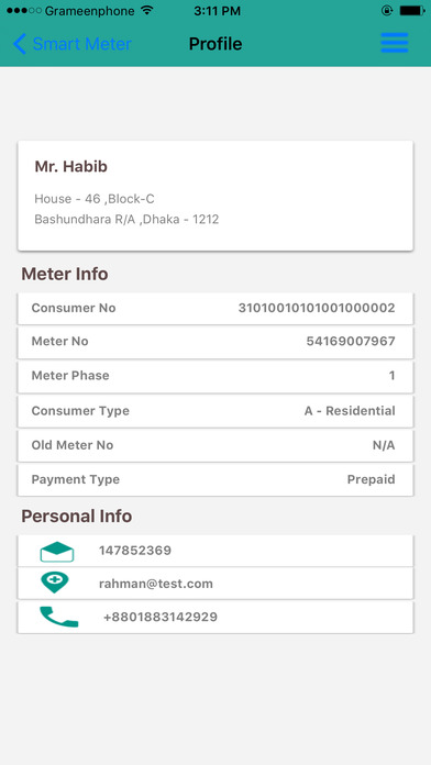 Smart Meter Apl screenshot 2