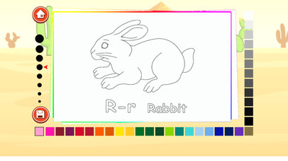 ABC Animals Coloring Pages for Kids -Modern Family screenshot 2