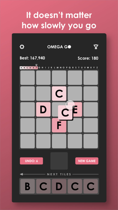 Omega Go - Letter Puzzle screenshot 2
