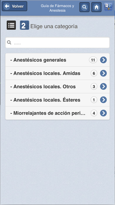 Anestesia. Fármacos screenshot 3
