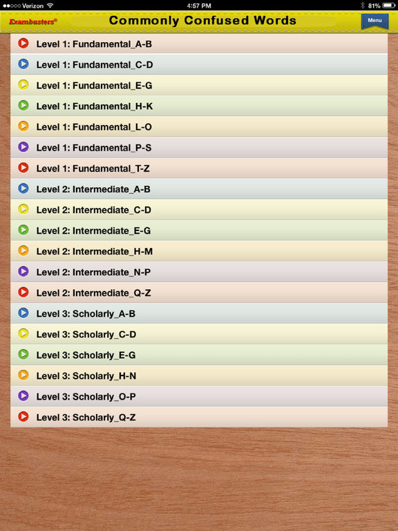 App Shopper GED Verbal Prep Vocabulary Flashcards Exambusters (Education)