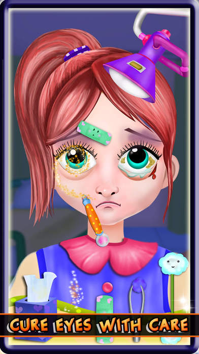 Fun Kids Eye Doctor Clinic - Free Eye Surgery Game screenshot 2
