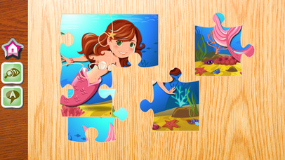 Mermaid Girl Jigsaw Puzzle for Little Kids screenshot 2