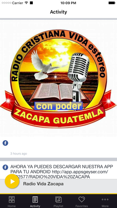 Radio Vida Zacapa screenshot 2