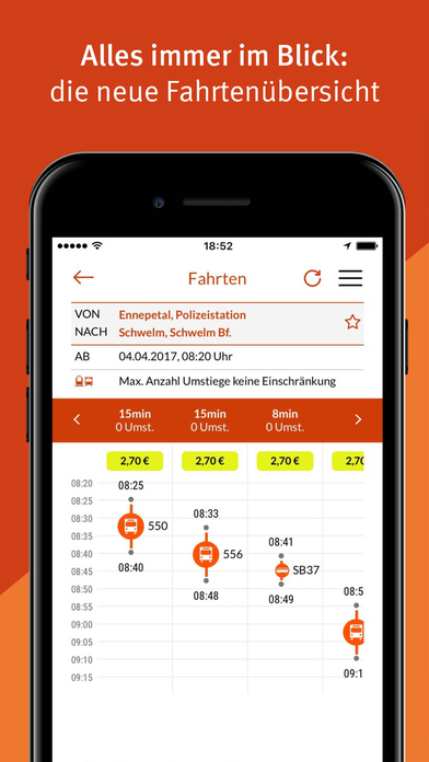 VER App - Fahrplan Ennepe Ruhr screenshot 2