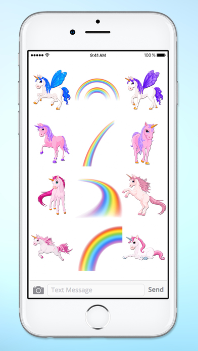 Unicorns and Rainbows Sticker Pack screenshot 4