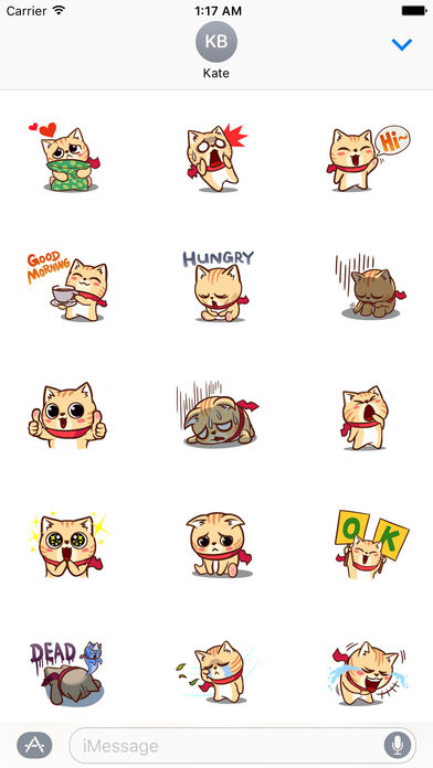 Many A Greedy Cat Stickers screenshot 2