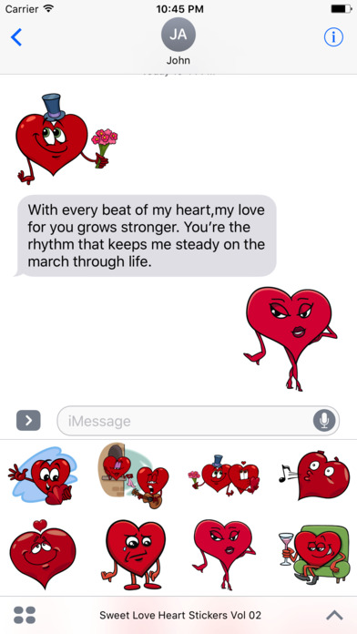 Sweet Love Heart - Valentine's Day Stickers Vol 02 screenshot 2