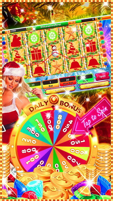 Lucky casino: Free Merry Chrismas SLOTS game screenshot 3