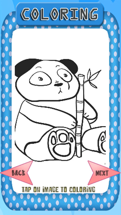 Page Panda And Bamboo Coloring Game Edition screenshot 2