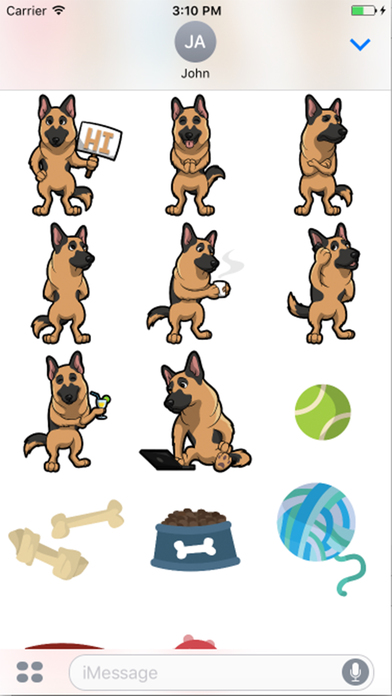 ShepherdMoji - German Shepherd Emoji & Stickers screenshot 4
