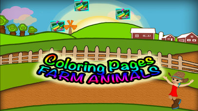 Coloring Pages Animals In The Farm screenshot 3