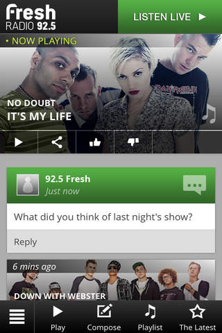 92.5 Fresh Radio Edmonton screenshot 2