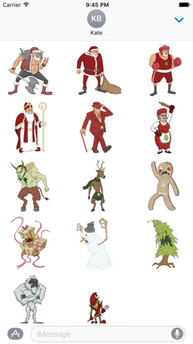 The Fight Before Christmas Stickers! screenshot 2