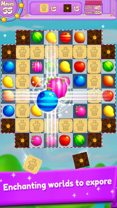 Candy Fruit Match 3 screenshot 4