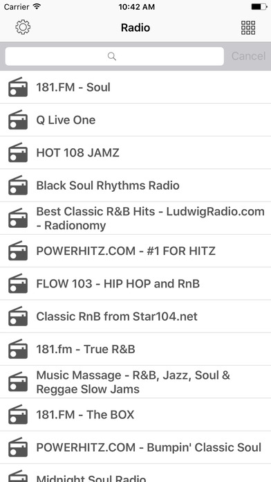Radio FM Soul online Stations screenshot 2