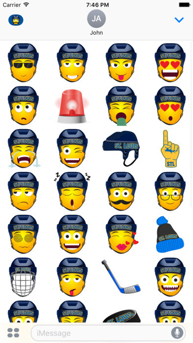 St. Louis Hockey Stickers & Emojis screenshot 4