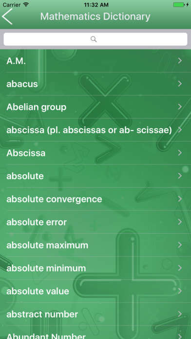 Mathematics Dictionary Offline screenshot 3