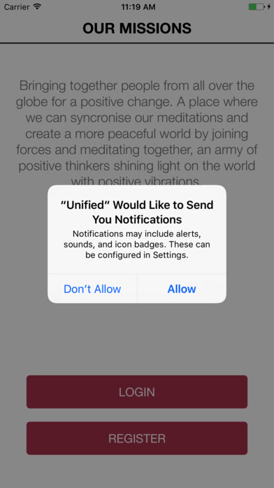 Unified Global Meditation screenshot 2