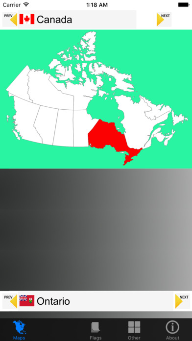 North America Country's States screenshot 2