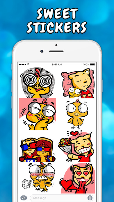 Love Cartoon Stickers screenshot 4